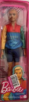Mattel - Barbie - Fashionistas #163 - Color-Blocked Jacket-Style Top - Ken - Slender - Poupée